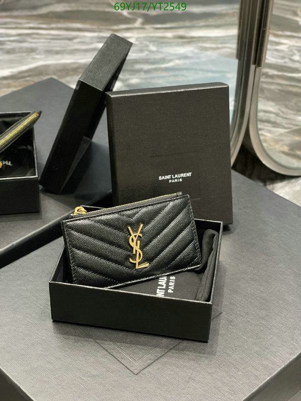 YSL Bag-(Mirror)-Wallet-,Code: YT2549,$: 69USD