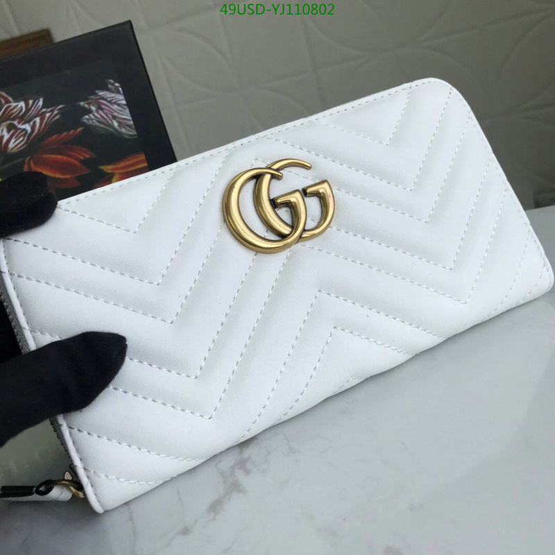 Gucci Bag-(4A)-Wallet-,Code: YJ110802,$:49USD