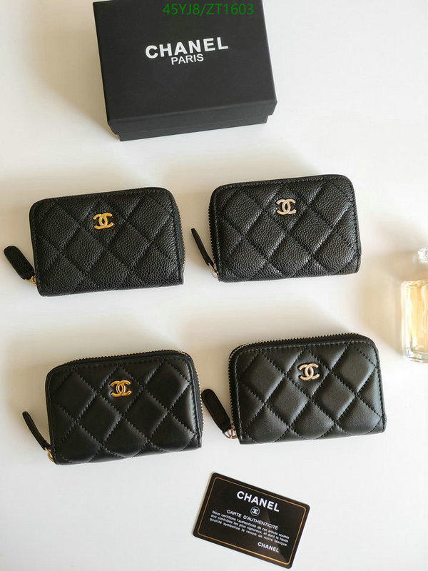 Chanel Bags ( 4A )-Wallet-,Code: ZT1603,$: 45USD