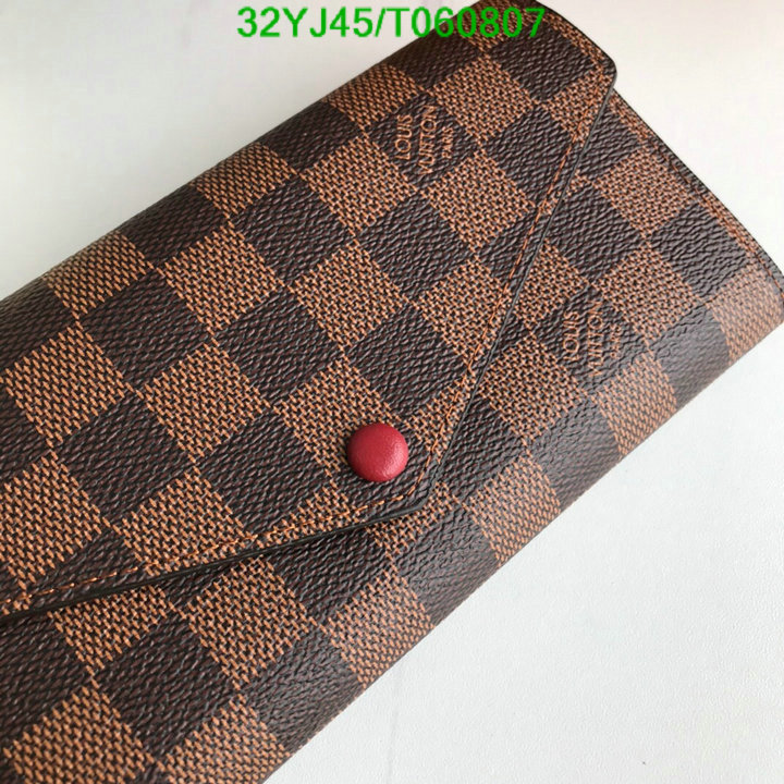 LV Bags-(4A)-Wallet-,Code: T060807,$: 32USD