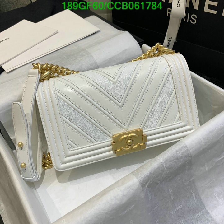 Chanel Bags -(Mirror)-Le Boy,Code: CCB061787,$: 189USD