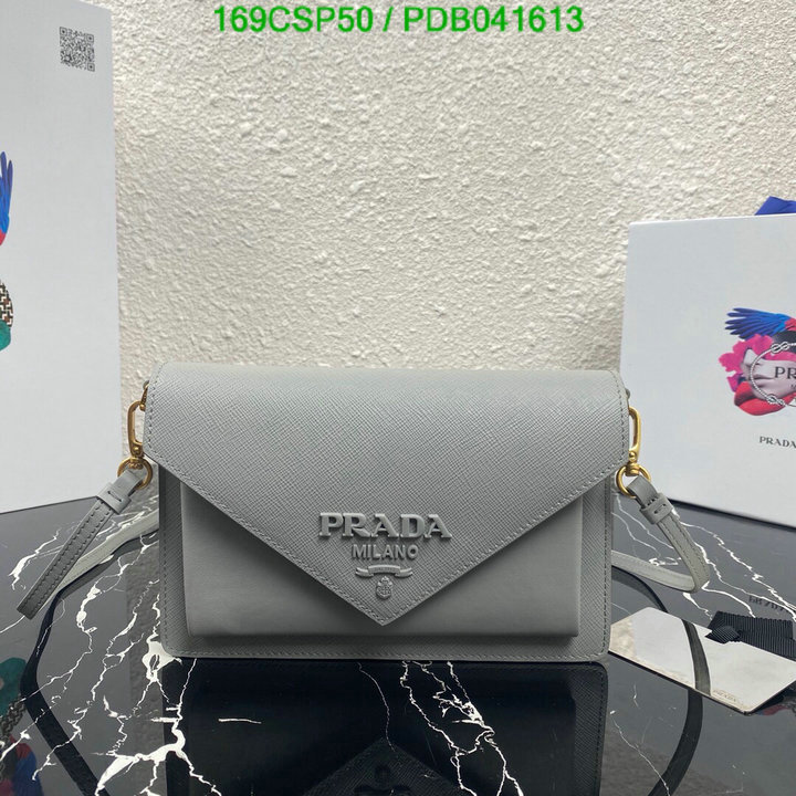 Prada Bag-(Mirror)-Diagonal-,Code: PDB041613,$: 169USD