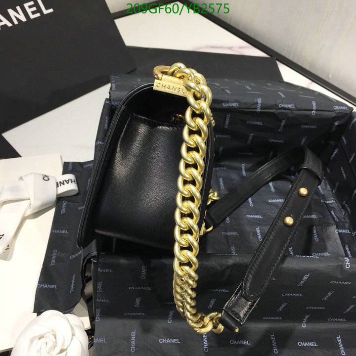 Chanel Bags -(Mirror)-Le Boy,Code: YB2575,$: 209USD