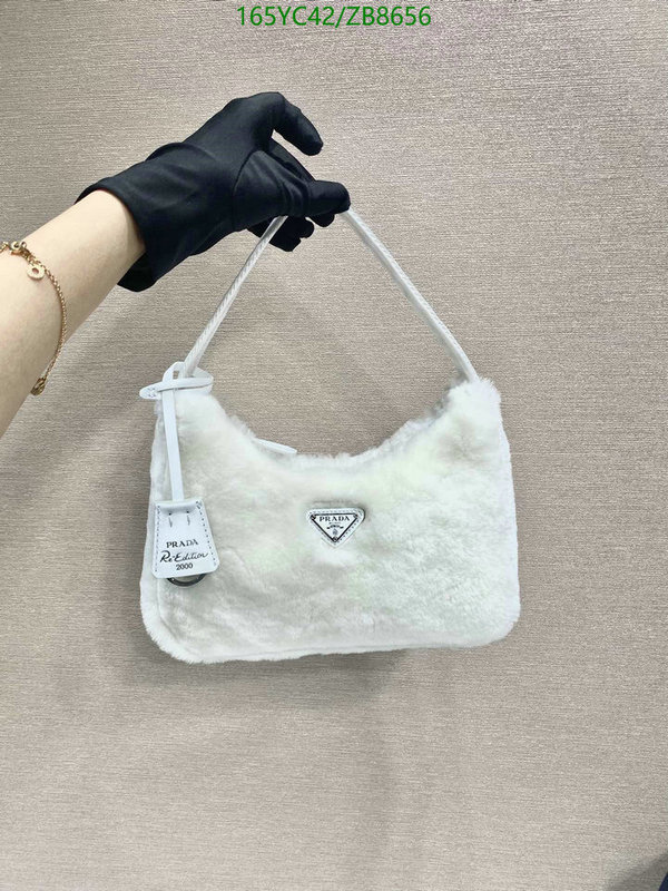 Prada Bag-(Mirror)-Re-Edition 2000,Code: ZB8656,$: 165USD