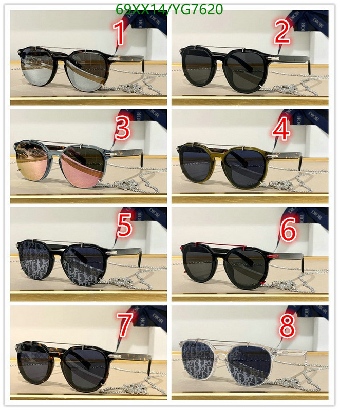 Glasses-Dior,Code: YG7620,$: 69USD