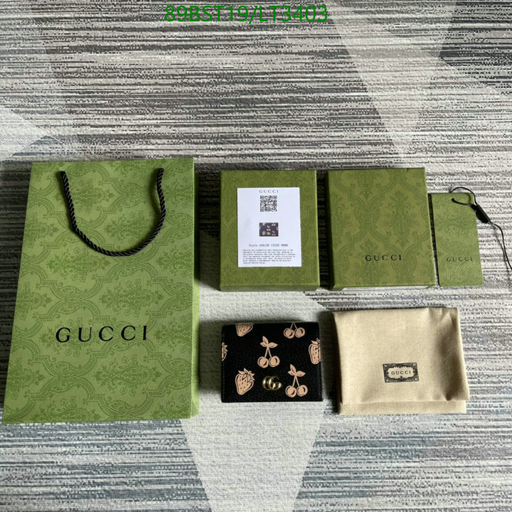 Gucci Bag-(Mirror)-Wallet-,Code: LT3403,$: 89USD