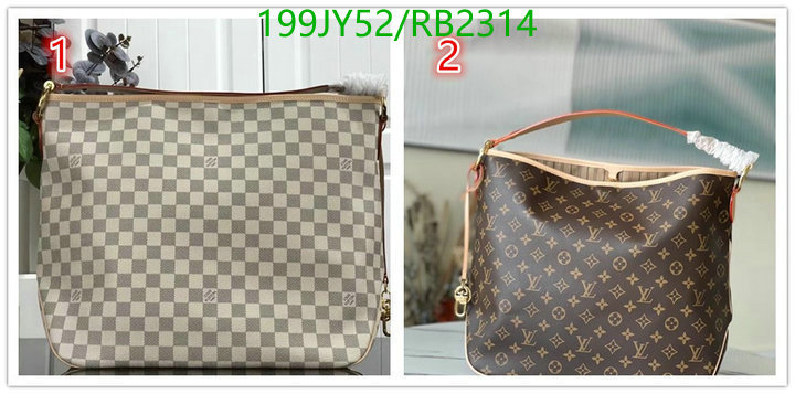 LV Bags-(Mirror)-Handbag-,Code: RB2314,$: 199USD