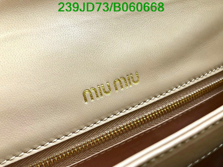Miu Miu Bag-(Mirror)-Diagonal-,Code: B060668,$: 239USD