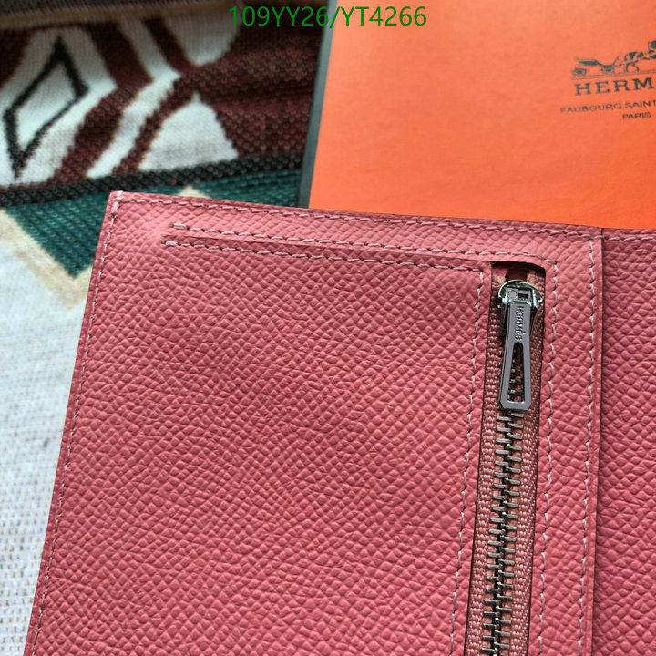 Hermes Bag-(Mirror)-Wallet-,Code: YT4266,$: 109USD