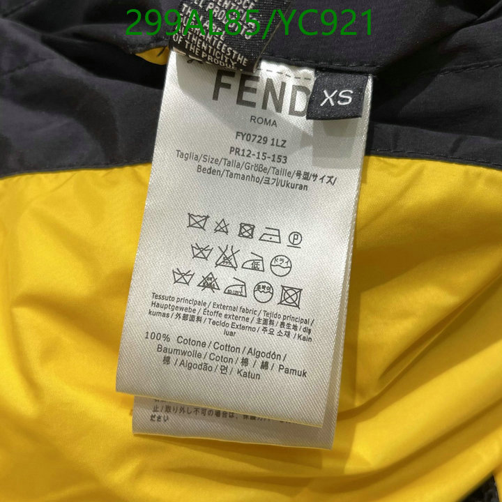 Down jacket Men-Fendi, Code: YC921,$: 299USD