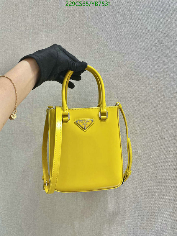 Prada Bag-(Mirror)-Diagonal-,Code: YB7531,$: 229USD