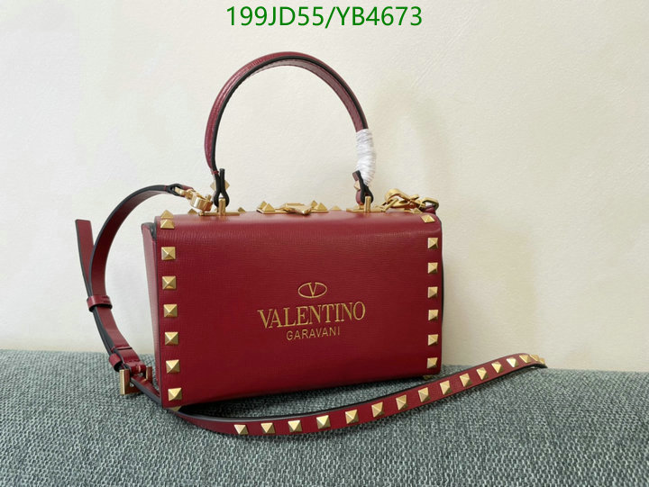 Valentino Bag-(Mirror)-Handbag-,Code: YB4673,$: 199USD