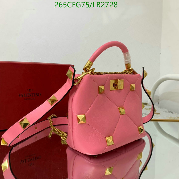 Valentino Bag-(Mirror)-Roman Stud,Code: LB2728,$: 265USD