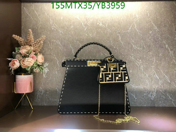 Fendi Bag-(4A)-Peekaboo,Code: YB3959,$: 155USD