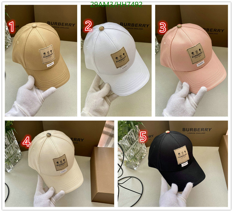 Cap -(Hat)-Burberry, Code: HH7492,$: 29USD