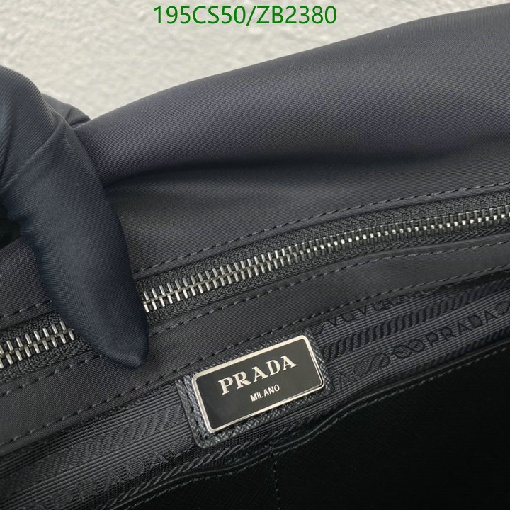 Prada Bag-(Mirror)-Diagonal-,Code: ZB2380,$: 195USD