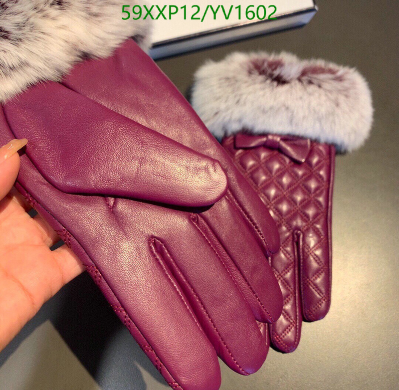 Gloves-Chanel, Code: YV1602,$: 59USD