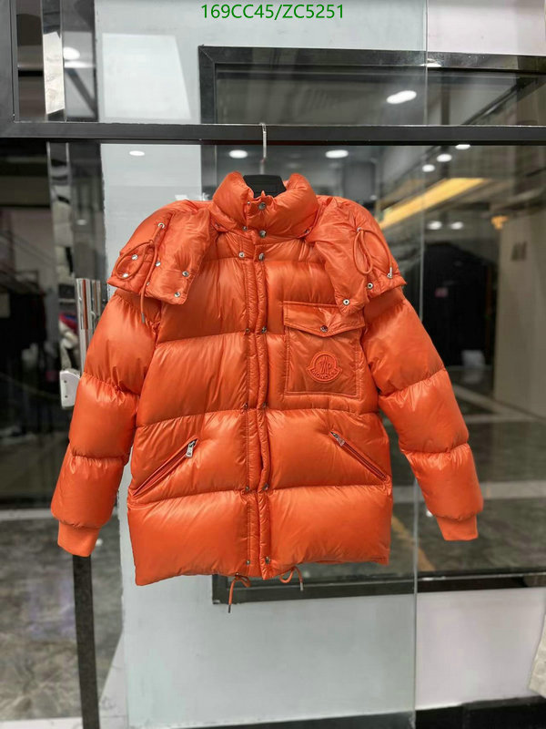 Down jacket Men-Moncler, Code: ZC5251,$: 169USD