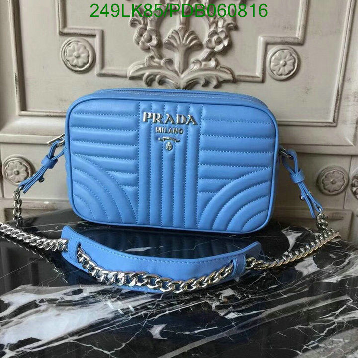 Prada Bag-(Mirror)-Diagonal-,Code: PDB060816,$: 249USD