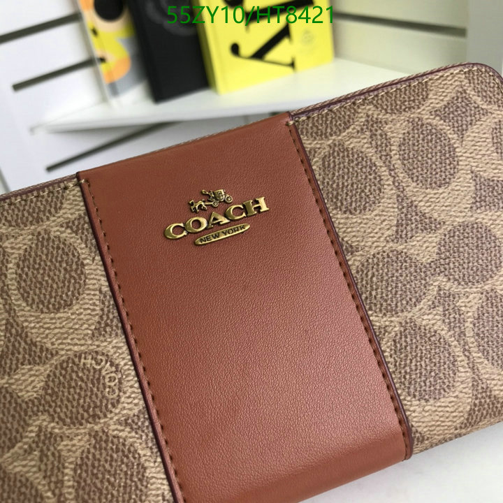 Coach Bag-(4A)-Wallet-,Code: HT8421,$: 55USD