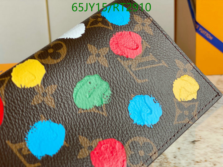 LV Bags-(Mirror)-Wallet-,Code: RT2910,$: 65USD
