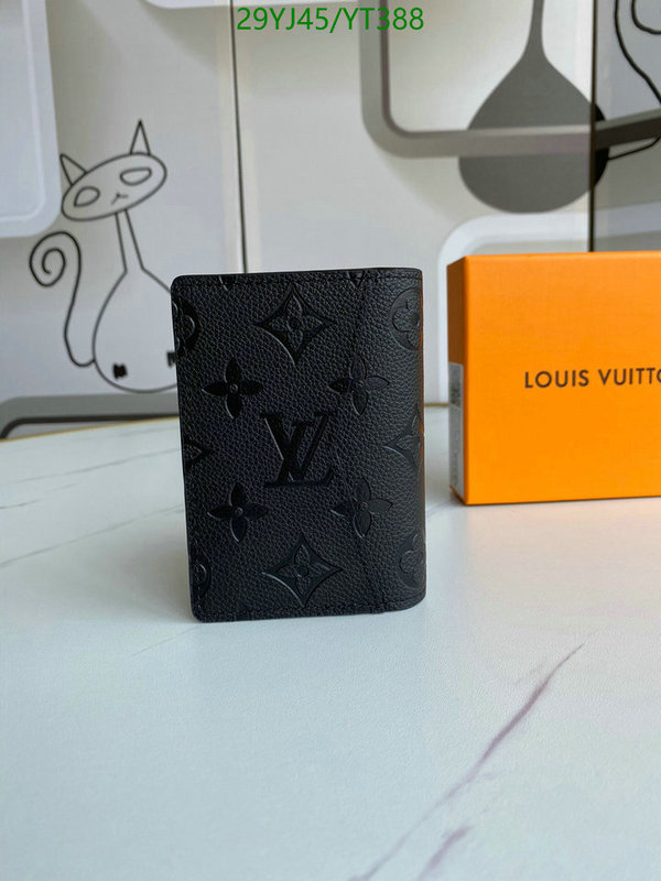 LV Bags-(4A)-Wallet-,Code: YT388,$: 29USD