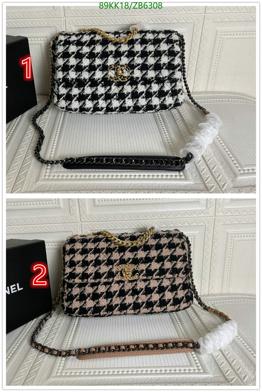 Chanel Bags ( 4A )-Diagonal-,Code: ZB6308,$: 89USD