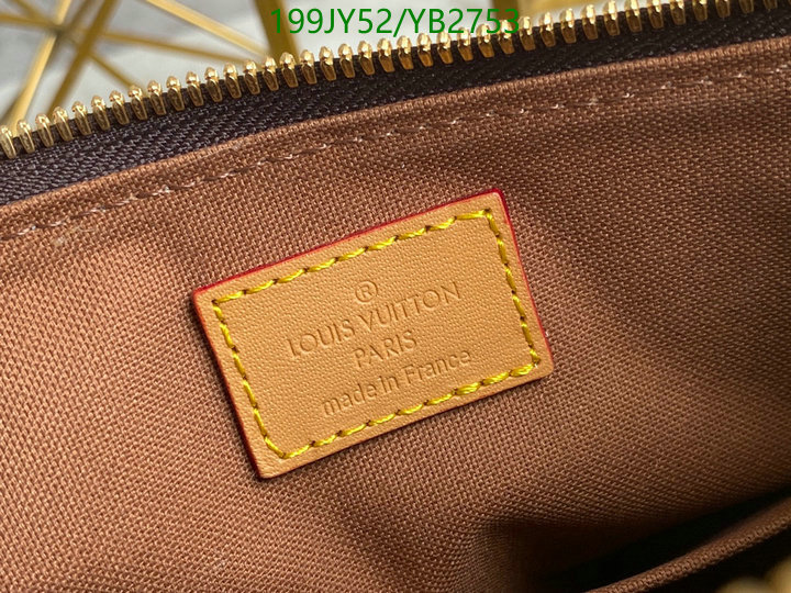 LV Bags-(Mirror)-Handbag-,Code: YB2753,$: 199USD