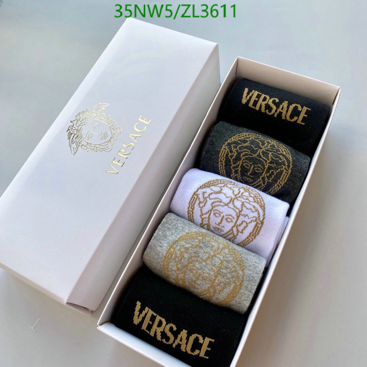 Sock-Versace, Code: ZL3611,$: 35USD