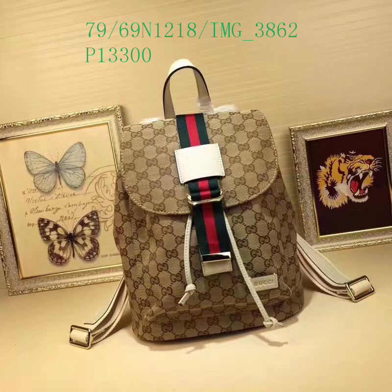 Gucci Bag-(4A)-Backpack-,Code:GGB111004,$: 79USD