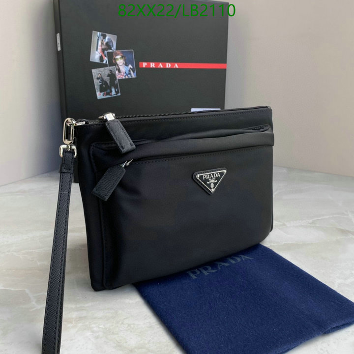 Prada Bag-(Mirror)-Diagonal-,Code: LB2110,$: 82USD