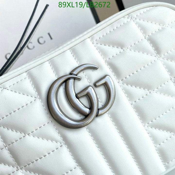 Gucci Bag-(4A)-Marmont,Code: LB2672,$: 89USD