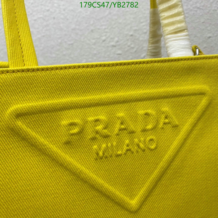 Prada Bag-(Mirror)-Handbag-,Code: YB2782,$: 179USD