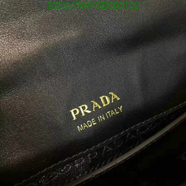 Prada Bag-(Mirror)-Diagonal-,Code: PDB060702,$: 209USD