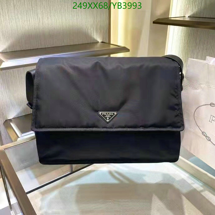 Prada Bag-(Mirror)-Diagonal-,Code: YB3993,$: 249USD