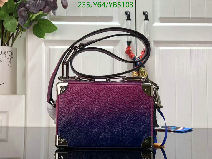 LV Bags-(Mirror)-Petite Malle-,Code: YB5103,$: 235USD
