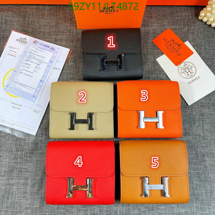 Hermes Bag-(4A)-Wallet-,Code: LT4872,$: 59USD