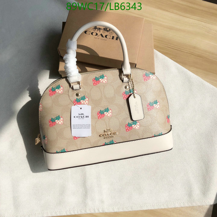 Coach Bag-(4A)-Handbag-,Code: LB6343,$: 89USD