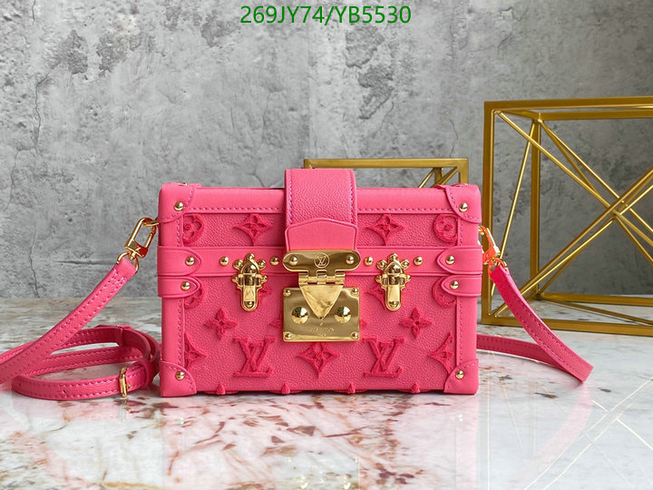 LV Bags-(Mirror)-Petite Malle-,Code: YB5530,$: 269USD