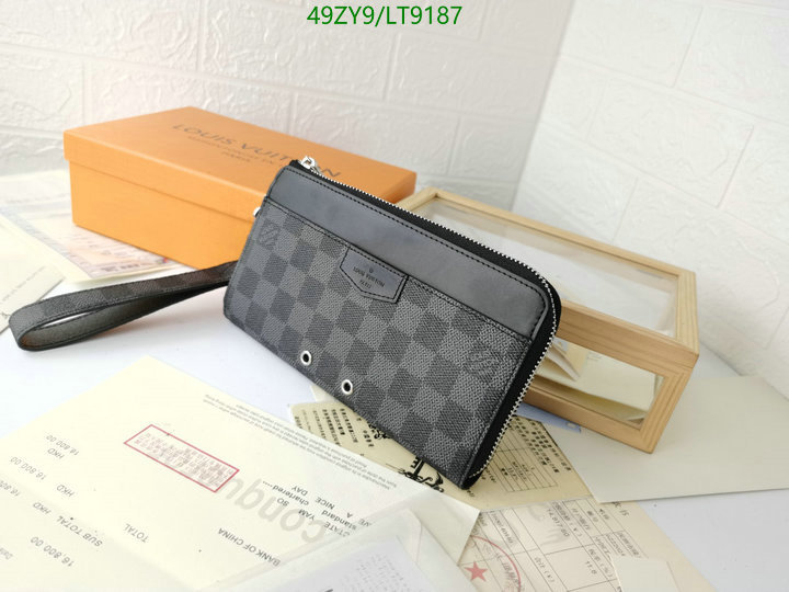 LV Bags-(4A)-Wallet-,Code: LT9187,$: 49USD