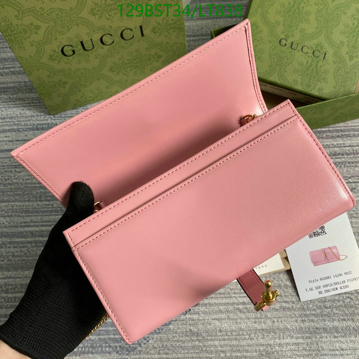 Gucci Bag-(Mirror)-Wallet-,Code: LT838,$: 129USD