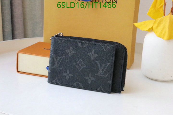 LV Bags-(Mirror)-Wallet-,Code: HT1466,$: 69USD