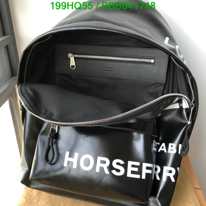 Burberry Bag-(Mirror)-Backpack-,Code: BBB041748,$: 199USD