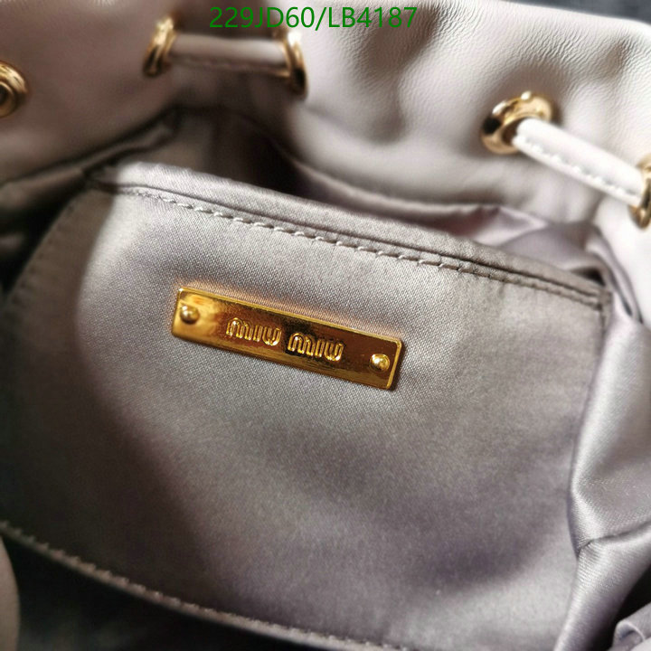 Miu Miu Bag-(Mirror)-Diagonal-,Code: LB4187,$: 229USD