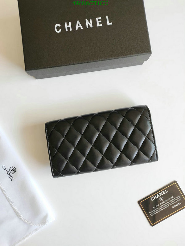 Chanel Bags ( 4A )-Wallet-,Code: ZT1606,$: 49USD