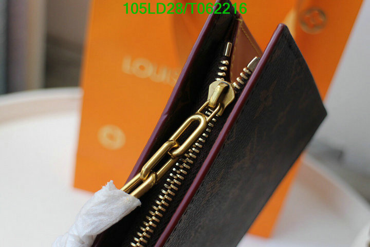 LV Bags-(Mirror)-Wallet-,Code: T062216,$: 105USD