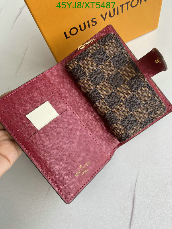 LV Bags-(4A)-Wallet-,Code: XT5487,$: 45USD