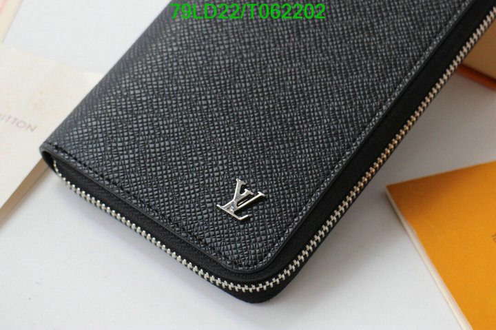 LV Bags-(Mirror)-Wallet-,Code: T062202,$: 79USD
