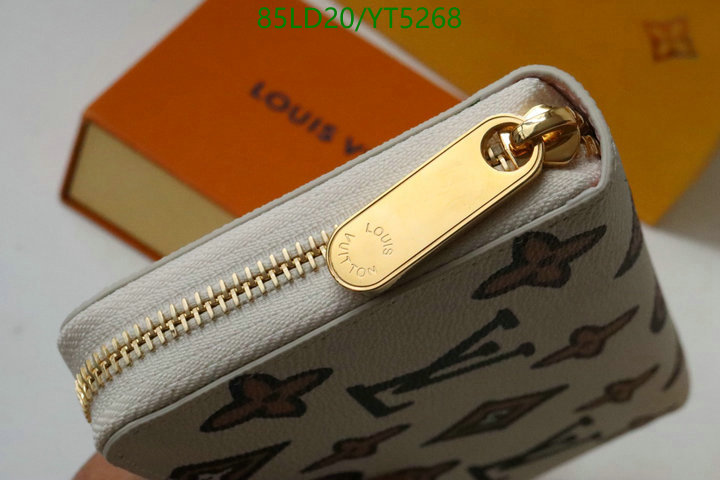 LV Bags-(Mirror)-Wallet-,Code: YT5268,$: 85USD