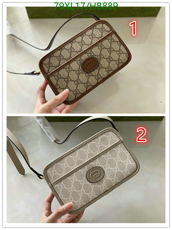 Gucci Bag-(4A)-Diagonal-,Code: HB889,$: 79USD